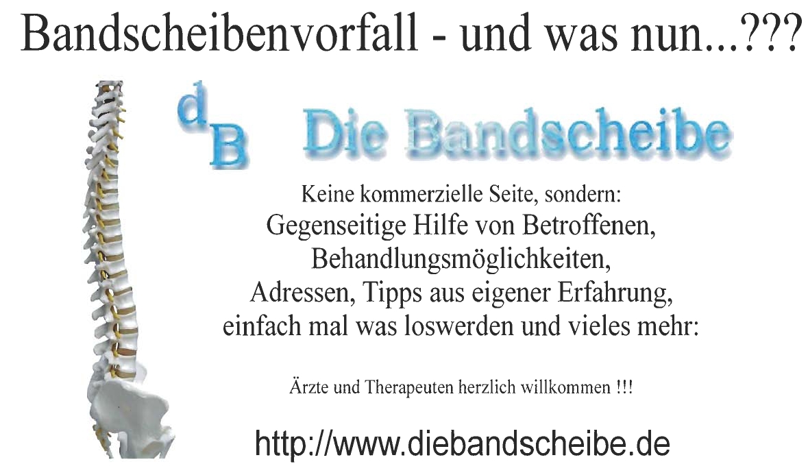 die Bandscheibe