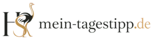 Logo mein-tagestipp.de mit HS-Straußmotiv