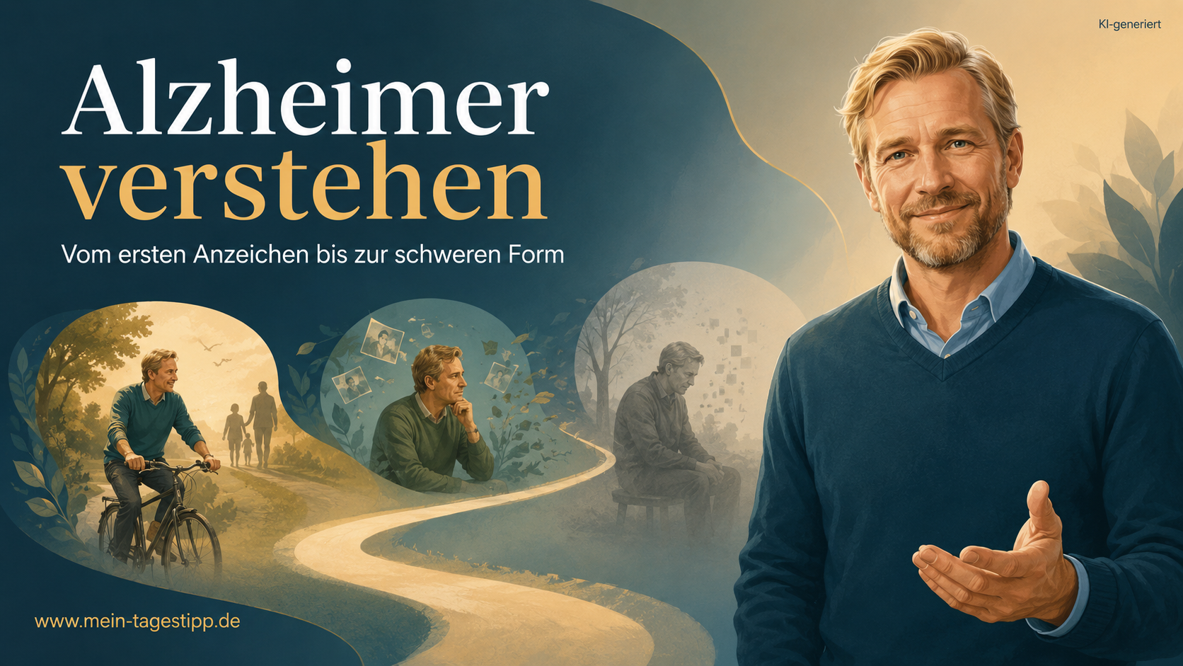 Alzheimer: Die Entwicklung vom ersten Anzeichen bis zur schwersten Form
